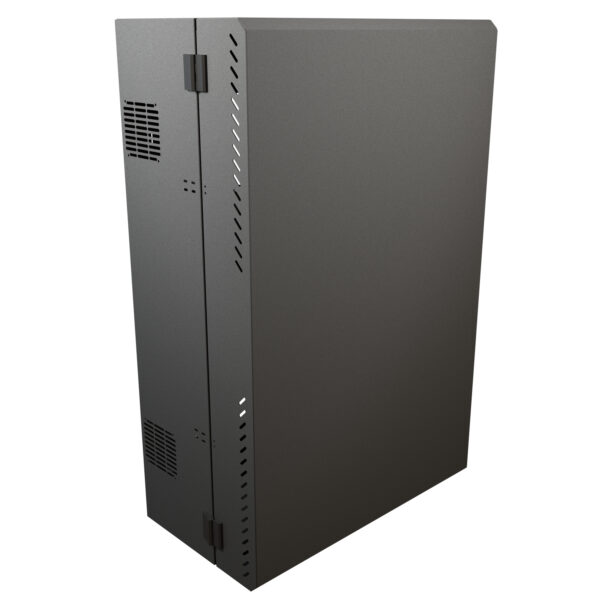 hlp6u43bk-rev2 Hammond 6U 43D Slim Wall Cabinet