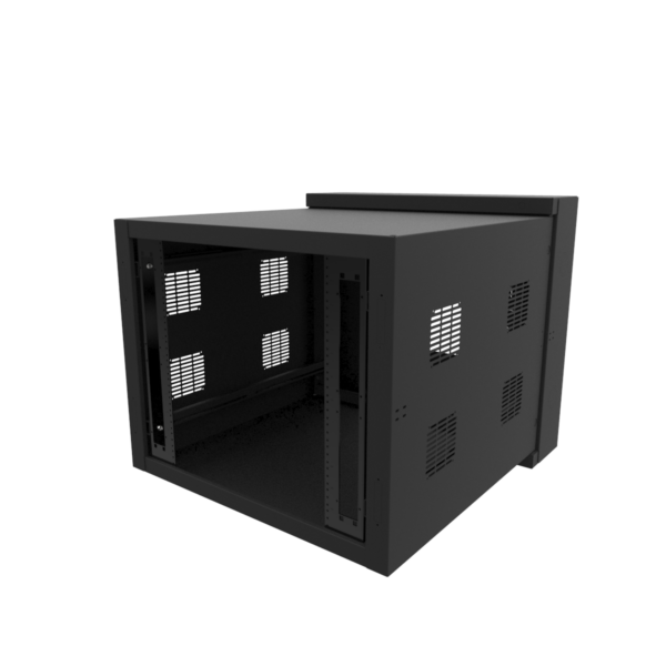 hwc3012u35bk Hammond 12U 30W 35D Swing Wall Cabinet