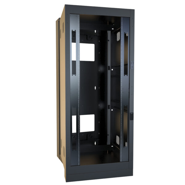 hwf3036u36bk-rev3 Hammond 36U 30W 35D Swing Out Cabinet