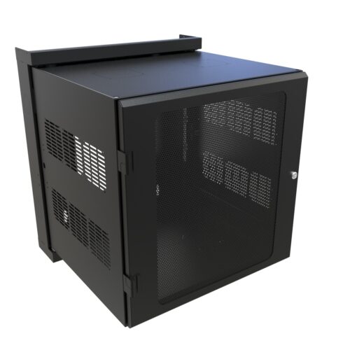 Hammond 12U 25D Swing-Out Wall Cabinet