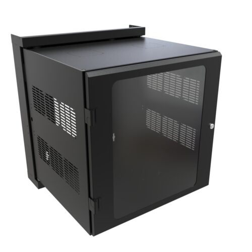 Hammond 12U 25D Swing-Out Wall Cabinet