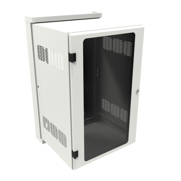 Hammond 20U 25D Window Swing Cabinet