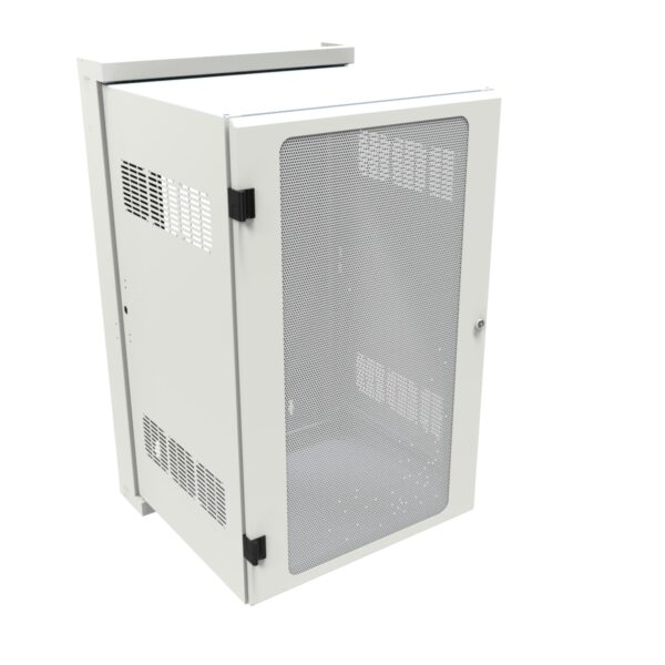Hammond 20U 25D Vented Swing Cabinet