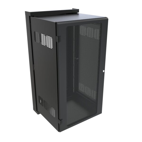 Hammond 24U 25D Swing-Out Wall Cabinet