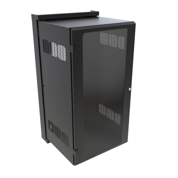 Hammond 24U 25D Swing-Out Wall Cabinet