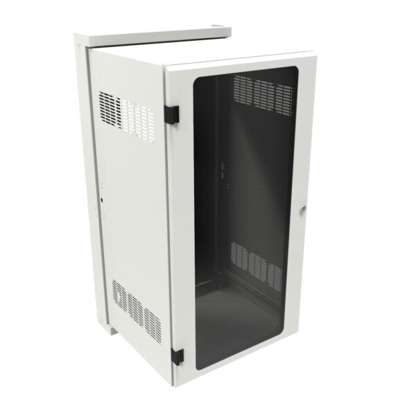 Hammond 24U 25D Window Swing Cabinet