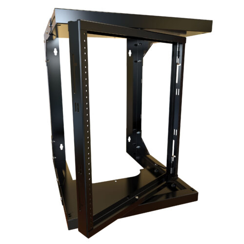 Hammond 12U Pivot Adj Depth Wall Rack