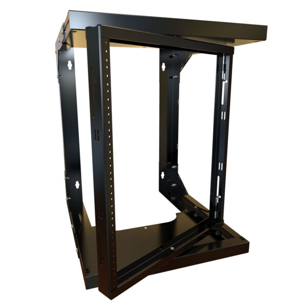 Hammond 12U Pivot Adj Depth Wall Rack