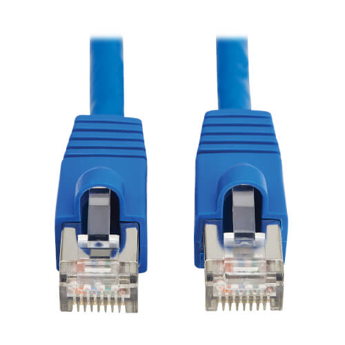 Product Image: N272-F12-BL Tripp Lite series Cat8 40G Snagless SSTP Ethernet Cable (RJ45 M/M), PoE, Blue, 12 ft. (3.7 m)
