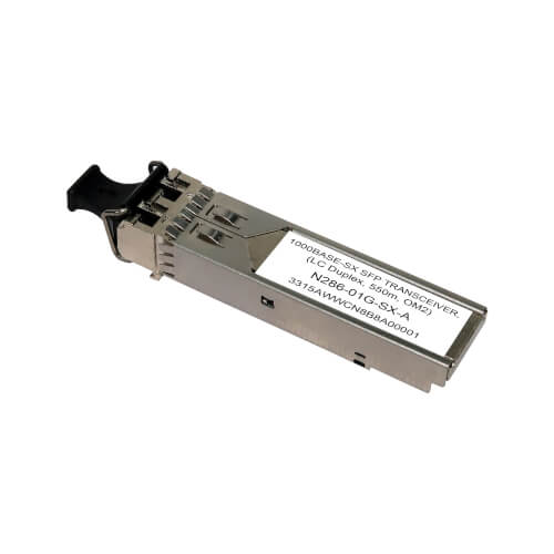 Tripp Lite series Arista-Compatible SFP-1G-SX SFP Transceiver - 1000Base-SX, LC Duplex MMF, 1.25 Gbps, 850 nm, 550 m (1804 ft.)