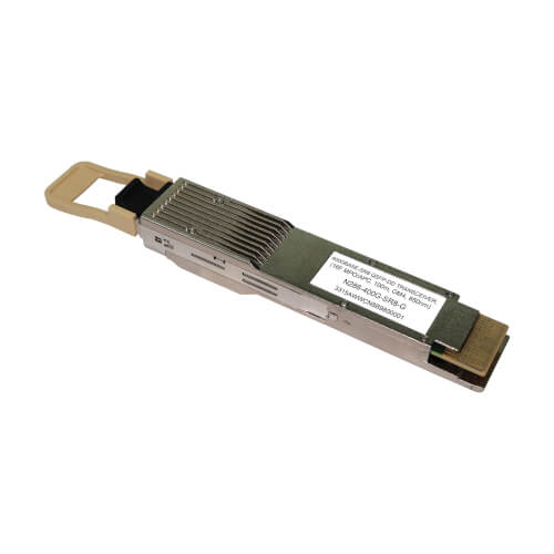 Tripp Lite series QSFP-DD Transceiver - 400GBase-SR8, MPO/APC MMF, 400 Gbps, 850 nm, 100 m (328 ft.)
