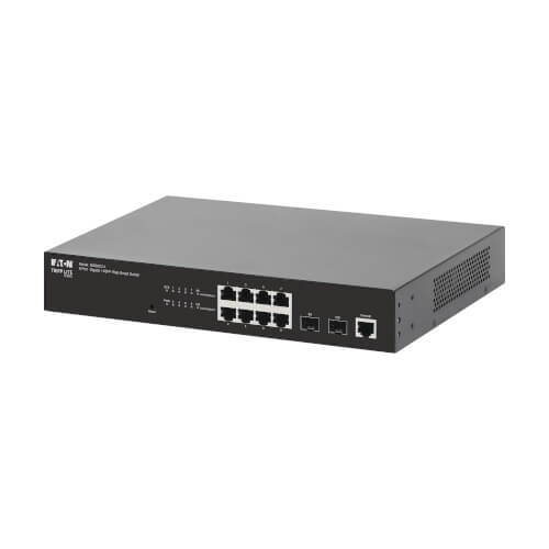 Tripp Lite series 8-Port Managed Gigabit Ethernet Switch - Layer 2, 1 Gbps, 2x GbE SFP Ports, 1U Rack/Desktop