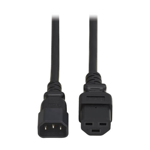 Tripp Lite series Power Cord, C14 to C21 - Heavy-Duty, 15A, 250V, 14 AWG, 3 ft. (0.9 m), Black