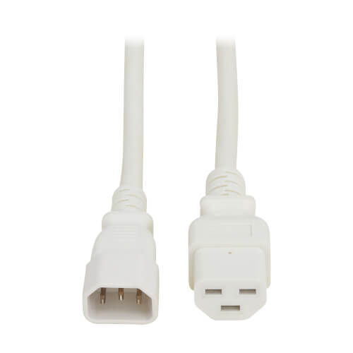 Product Image: P037-005-AWH Tripp Lite series Power Cord, C14 to C21 - Heavy-Duty, 15A, 250V, 14 AWG, 5 ft. (1.5 m), White