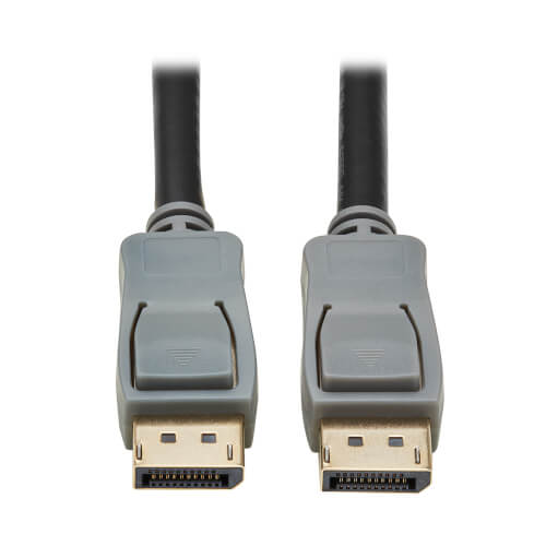 Tripp Lite series DisplayPort Cable with Latching Connectors (M/M), 4K 60 Hz, HBR2, 4:4:4, HDCP 2.2, 70 ft. (21.3 m), Black