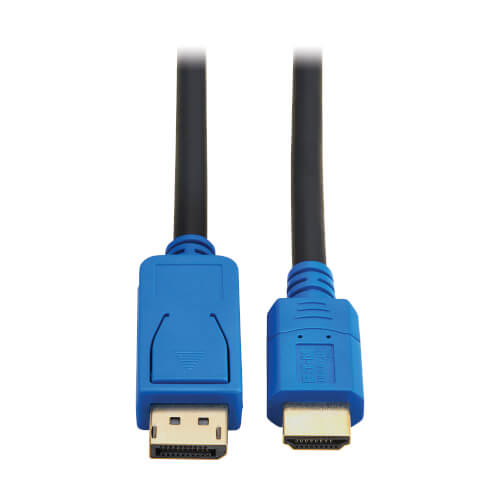 Tripp Lite series DisplayPort 1.4a to HDMI 2.1 Active Adapter Cable (M/M) - 8K 60 Hz, 4K 120 Hz, 4:4:4, HDR, HDCP 2.3, 3 ft. (0.9 m), TAA