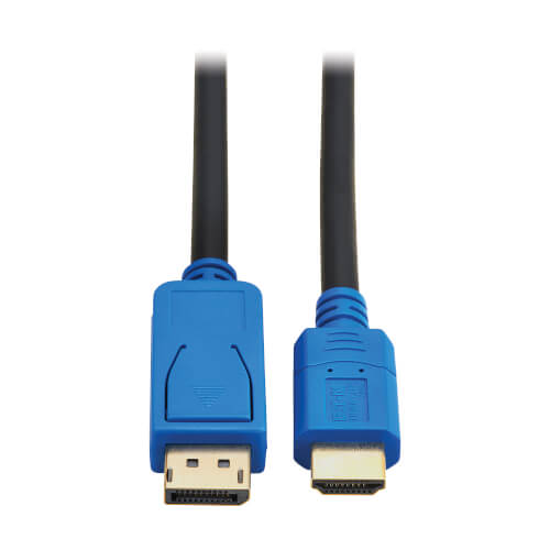 Product Image: P582-006-8K6 Tripp Lite series DisplayPort 1.4a to HDMI 2.1 Active Adapter Cable (M/M) - 8K 60 Hz, 4K 120 Hz, 4:4:4, HDR, HDCP 2.3, 6 ft. (1.8 m), TAA