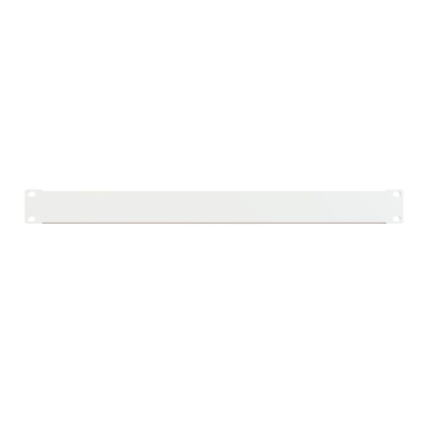 Hammond 1U Flanged Steel Panel White