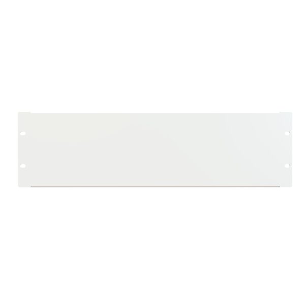 Hammond 3U Flanged Steel Panel White