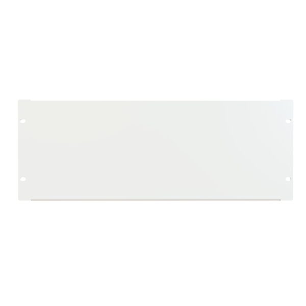 Hammond 4U Flanged Steel Panel White