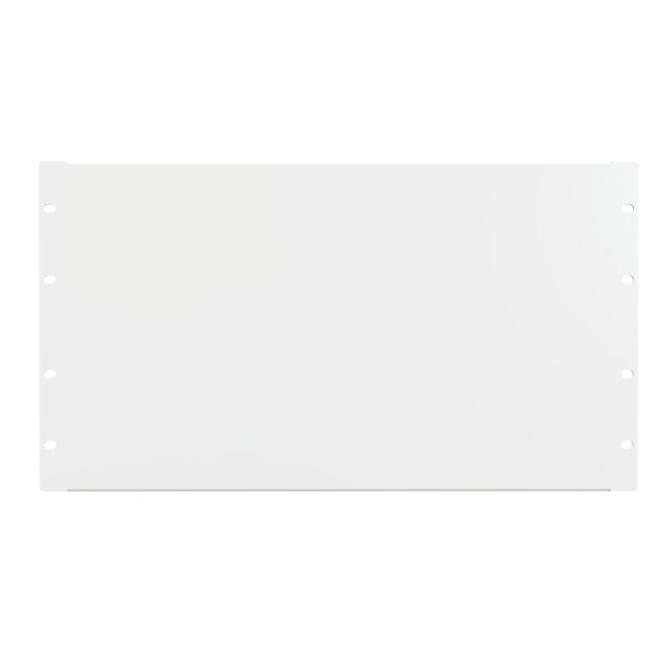 Hammond 6U Flanged Steel Panel White