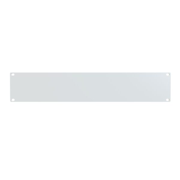 Hammond 2U Flat Steel Panel White
