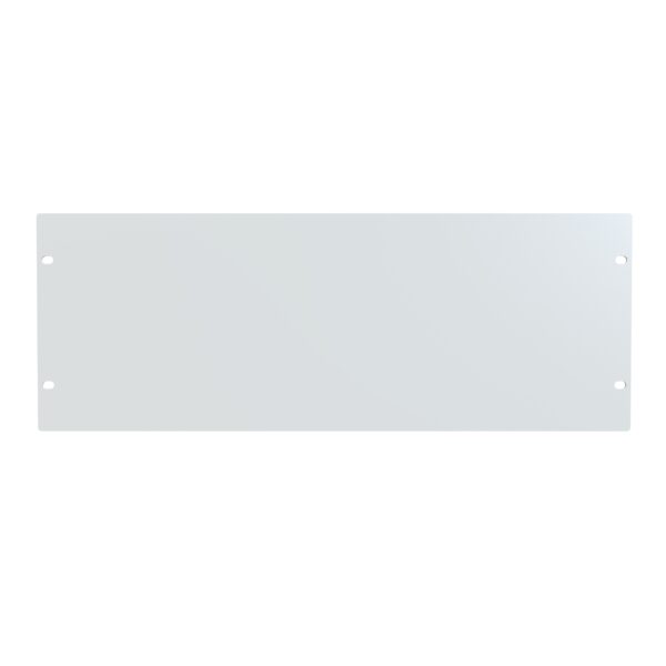 Hammond 4U Flat Steel Panel White