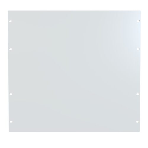 Hammond 10U Flat Steel Panel White