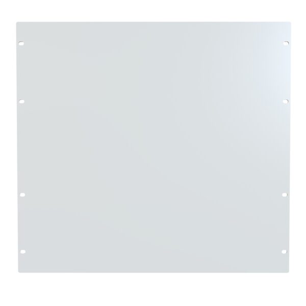 Hammond 10U Flat Steel Panel White