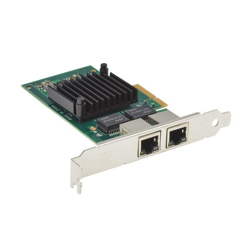 Tripp Lite series 2-Port Gigabit Ethernet PCI Express (PCIe x4) Network Interface Card (NIC), I350-T2