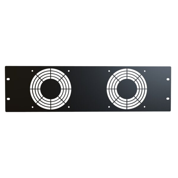 Hammond 3U 19 Grill Panel for 2X120MM