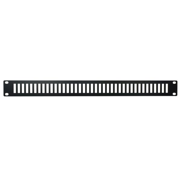 Hammond 1U Slotted Steel Vented Panel