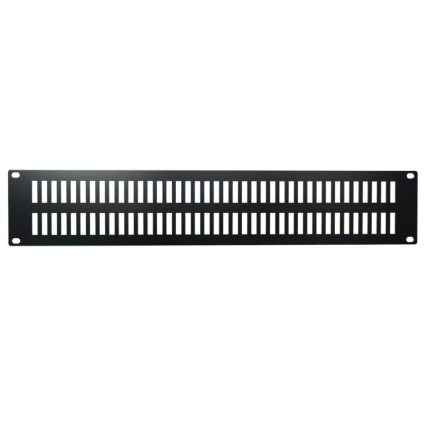 Hammond 2U Slotted Steel Vented Panel