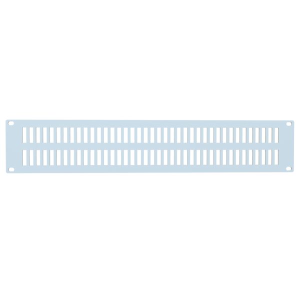 Hammond 2U Slotted Steel Vented Panel