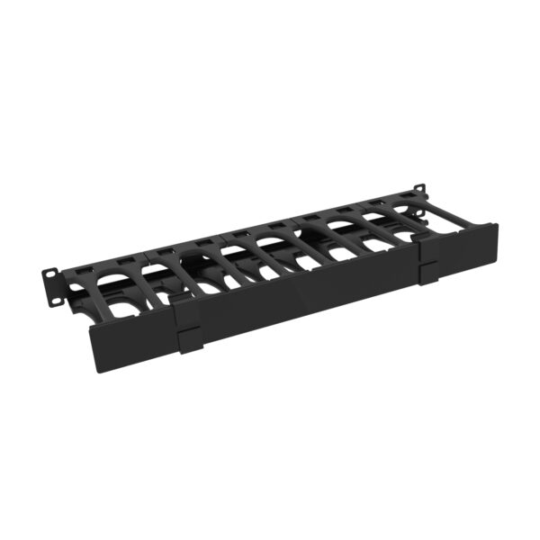 Rack Basics 1U Finger Manager with Door