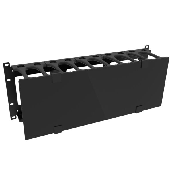 Rack Basics 4U Finger Manager with Door