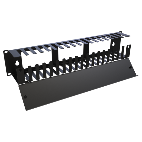 Rack Basics 2U Horizontal Steel Finger Mgr