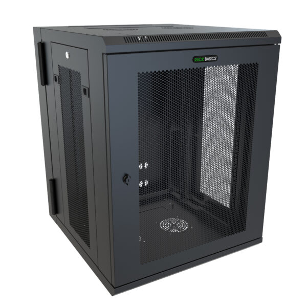 Rack Basics 15U Vented Swing Wall Cabinet
