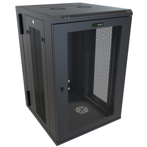 rb-sw18dv Rack Basics 18U Vented Swing Wall Cabinet
