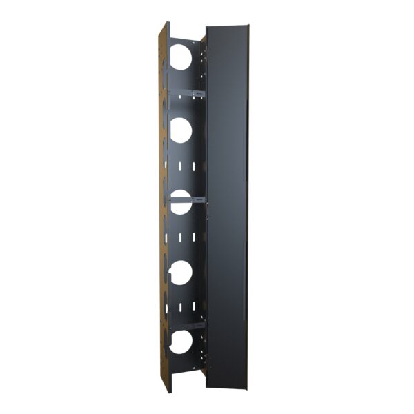 rb-vcm24-rev1 Rack Basics 24U 6W 5D Vertical Manager