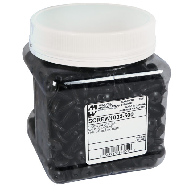 Hammond 500-PKG 10-32 QUADREX RK SCREW