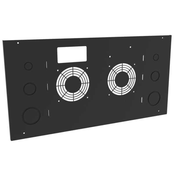 Hammond 6U SDC Conduit/Fan Panel