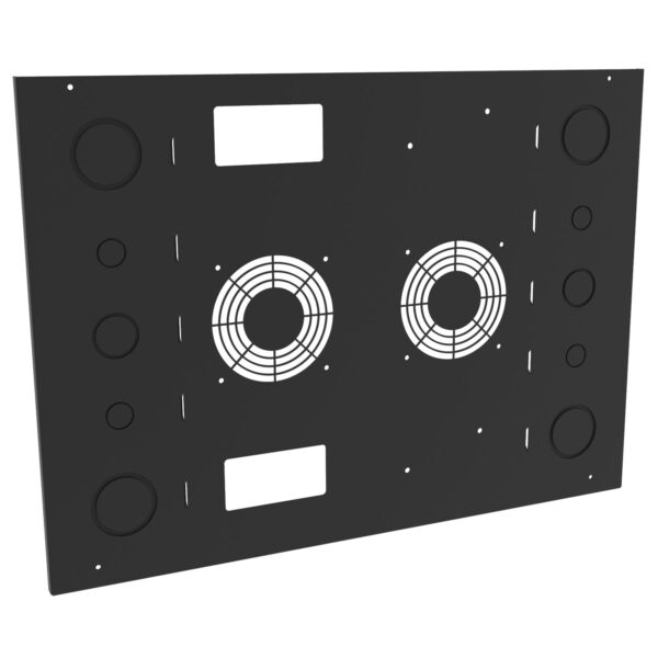 Hammond 9U SDC Conduit/Fan Panel
