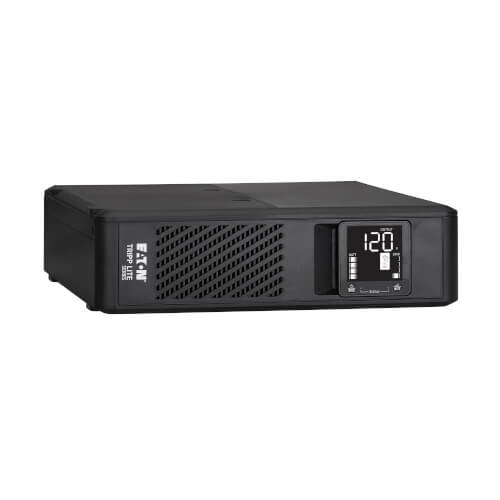 Tripp Lite 750VA 475W 120V Line-Interactive Pure Sine Wave Cloud-Connected UPS - 8 NEMA 5-15R Outlets, LCD, 5-15P Plug, Tower - SMART750PSRTNC