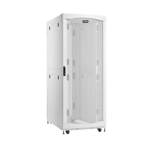 Eaton SmartRack 42U Standard-Depth Extra-Width Heavy-Duty Rack Enclosure Cabinet for AI Servers, White
