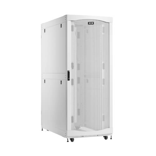 Eaton SmartRack 42U Extra-Deep Extra-Wide Heavy-Duty Rack Enclosure Cabinet for AI Servers, White