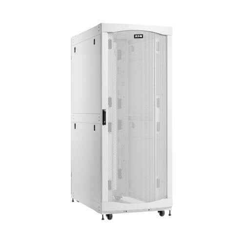 Eaton SmartRack 45U Deep Extra-Wide Heavy-Duty Rack Enclosure Cabinet for AI Servers, White