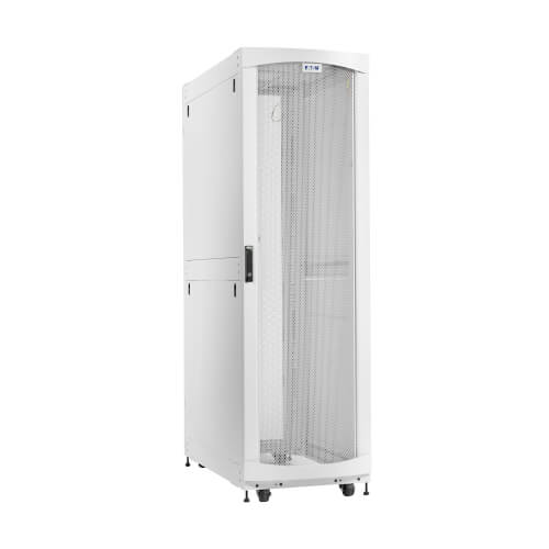 Eaton SmartRack 48U Deep Standard-Width Heavy-Duty Rack Enclosure Cabinet for AI Servers, White