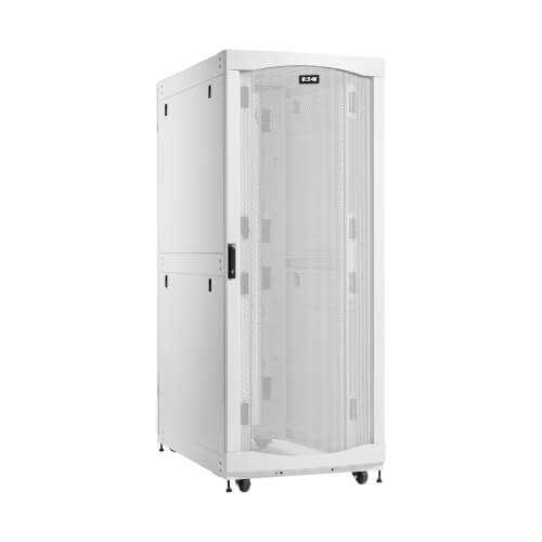 Eaton SmartRack 48U Deep Extra-Wide Heavy-Duty Rack Enclosure Cabinet for AI Servers, White