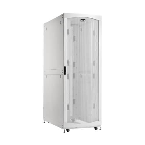 Product Image: SRH483254W Eaton SmartRack 48U Extra-Deep Extra-Wide Heavy-Duty Rack Enclosure Cabinet for AI Servers, White